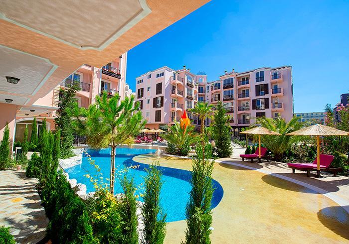 Romance Marine Aparthotel Sunny Beach Exterior foto
