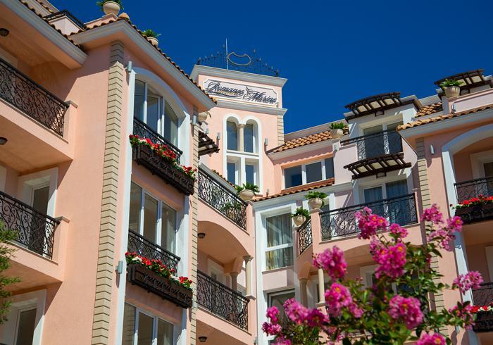 Romance Marine Aparthotel Sunny Beach Exterior foto