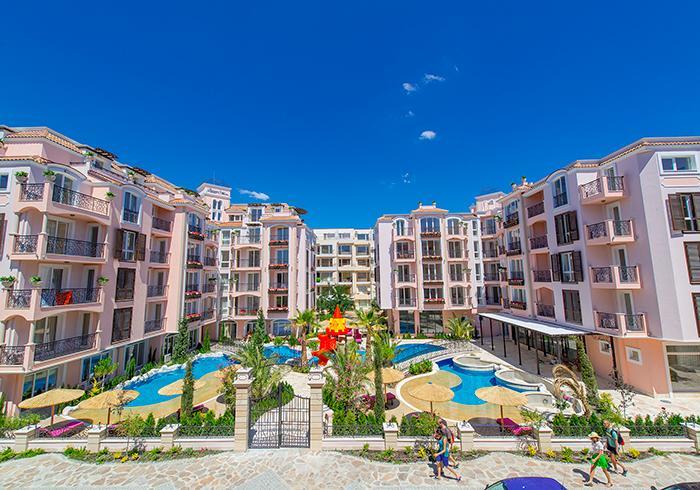 Romance Marine Aparthotel Sunny Beach Exterior foto